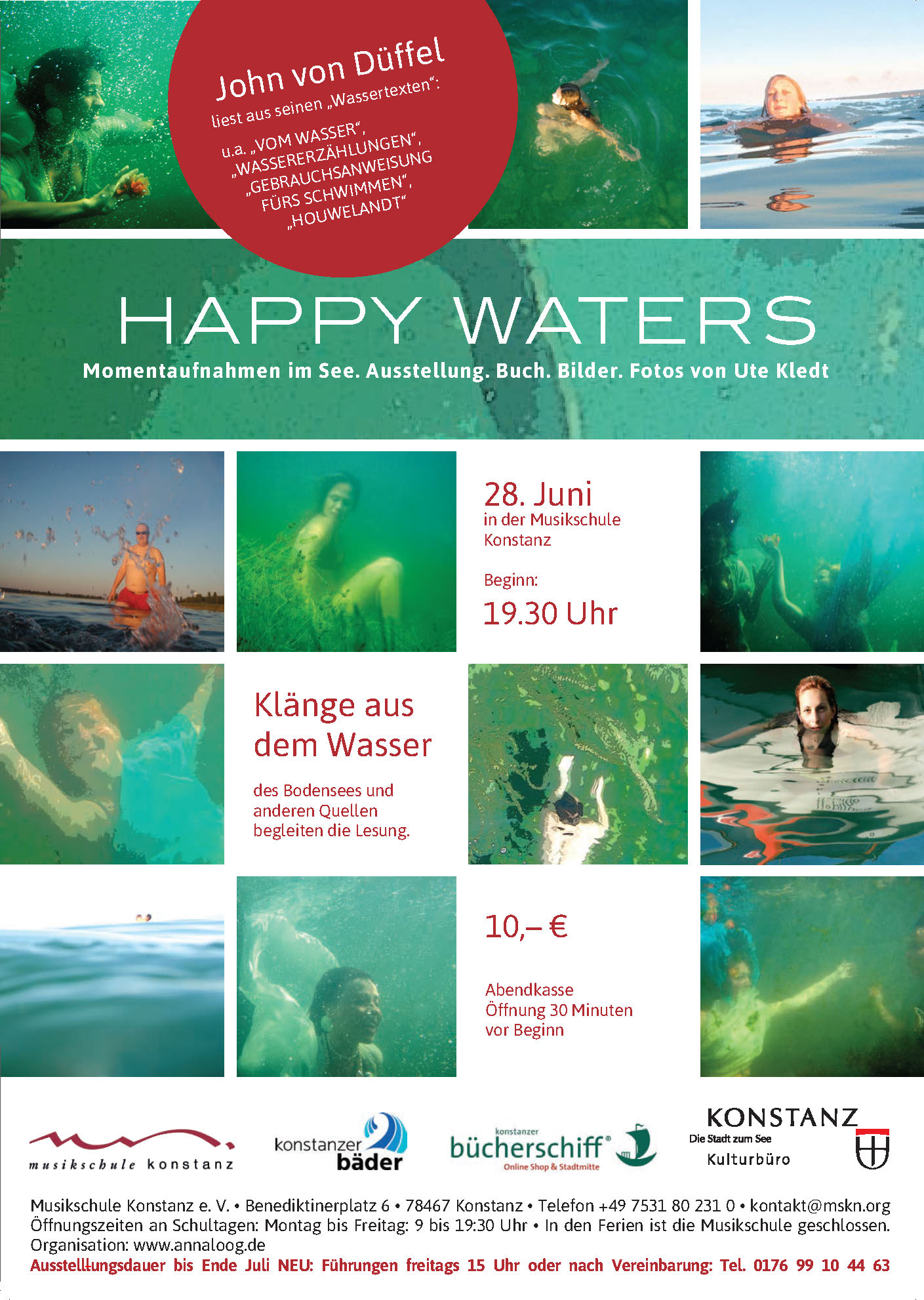 Happy waters Lesung John von Düffel